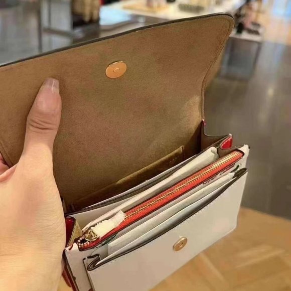 Coach Mini Klare Crossbody With Heart Cherry Print CE656 - Picture 4 of 7